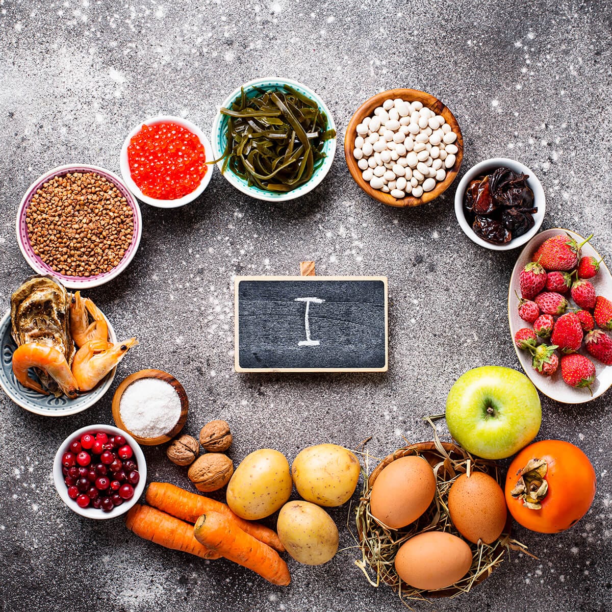 Surse alimentare de iod (alimente bogate în iod)